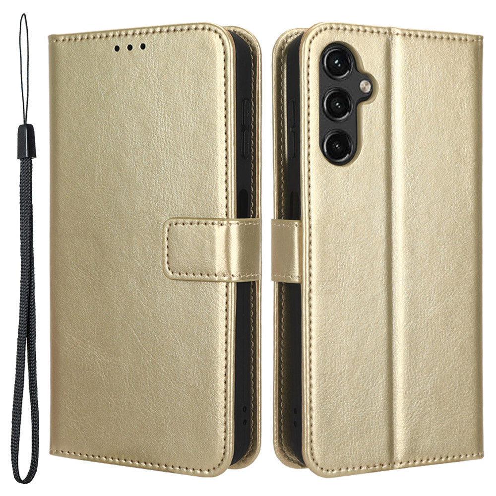 For Samsung Galaxy A24 4G / A24 5G Wallet Case PU Leather Crazy Horse Texture Stand Folio Flip Phone Cover For Samsung Galaxy A24 4G / A24 5G Wallet Case PU Leather Crazy Horse Texture Stand Folio Flip Phone Cover